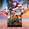 US Veteran Bald Eagle Shirt, Proud Veteran Hawaiian Shirt, Soldier Patriotic Aloha Shirt, Tropical Hawaiian Shirt, Gift For Patriot.jpg