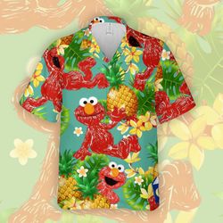 muppet the kermit tropical shirt, sesame street shirt, muppet tropical shirt, gifts for fans summer shirt