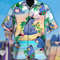 Animated Donkey At The Beach Aloha Shirt, Classic Yellow Bear And Friends Hawaiian Shirt, Summer Vacation Shirt, Cartoon Donkey Hawaii Shirt.jpg
