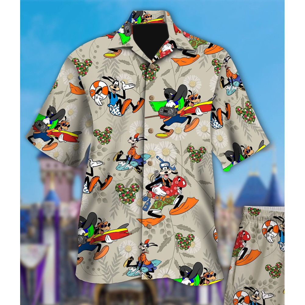 Animated Silly Dog 3D All Over Printed Hawaiian Shirt, Dog Surfing Shirt, Summer Vacation Shirt, Cute Dog Beach Shirt, Hawaii Shirt.jpg