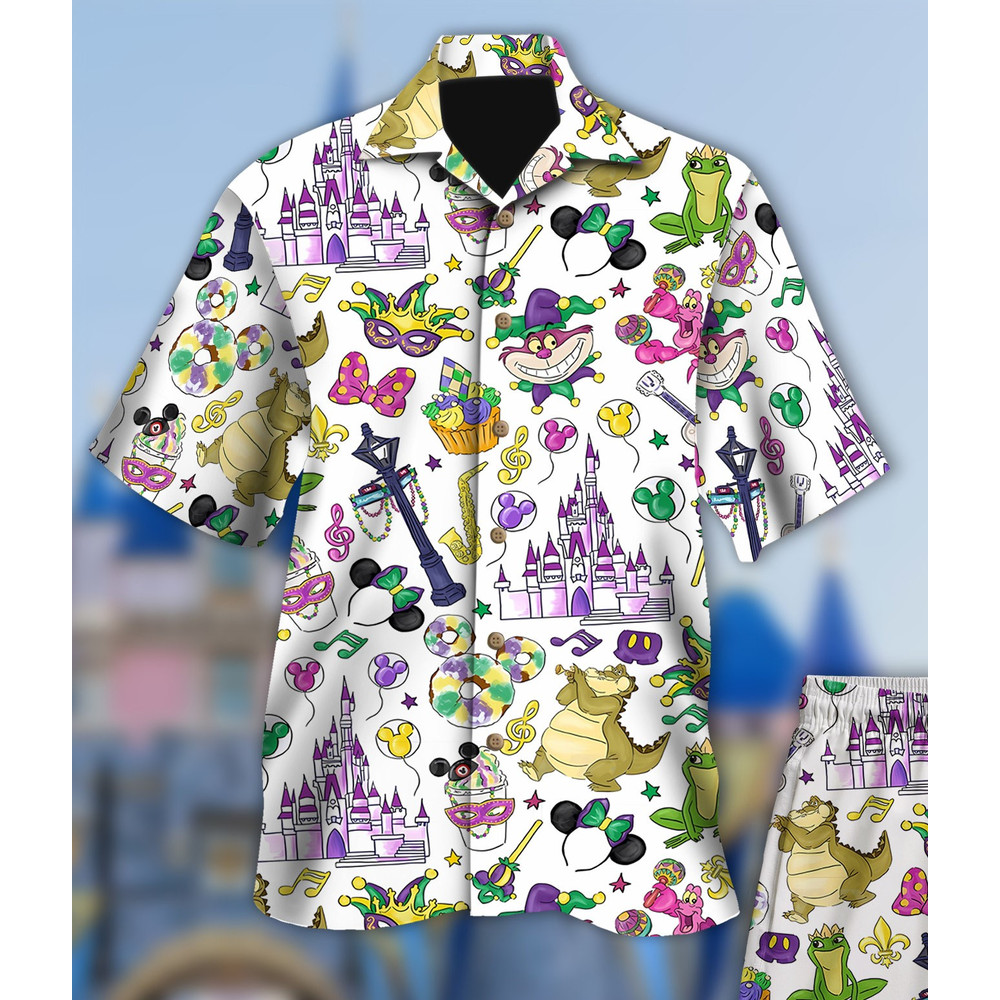 Magic Kingdom Hawaiian Shirt, Mickey Mouse Mike And Sulley Hawaii Shirt, Cinderella Summer Vibe Button Up, Figment Summer Holiday Shirt.jpg