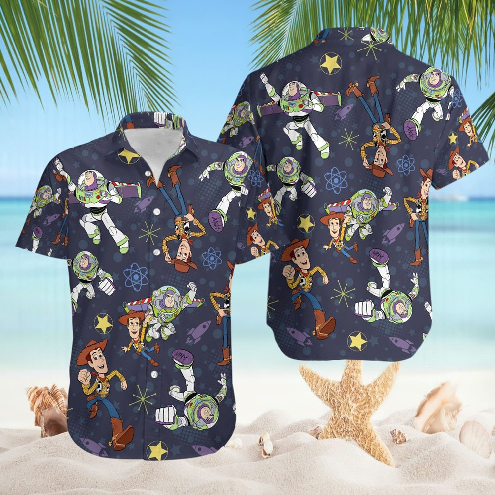 Disneyland Toy Story Hawaiian Shirt,Woody Hawaiian Shirt, Toy Story Summer Hawaiian Shirt, Buzz Lightyear Shirt, Family Vacation 2024 Shirt.jpg