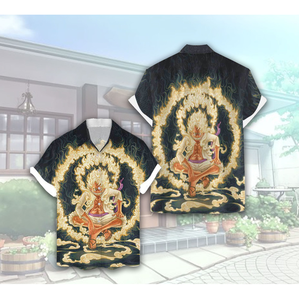 Anime Hawaiian Shirt Summer, Luff One Piece Hawaiian Shirts, Unisex Hawaiian Shirt, One Piece Hawaiian Beach Shirt, Best Summer Gift 2024.jpg