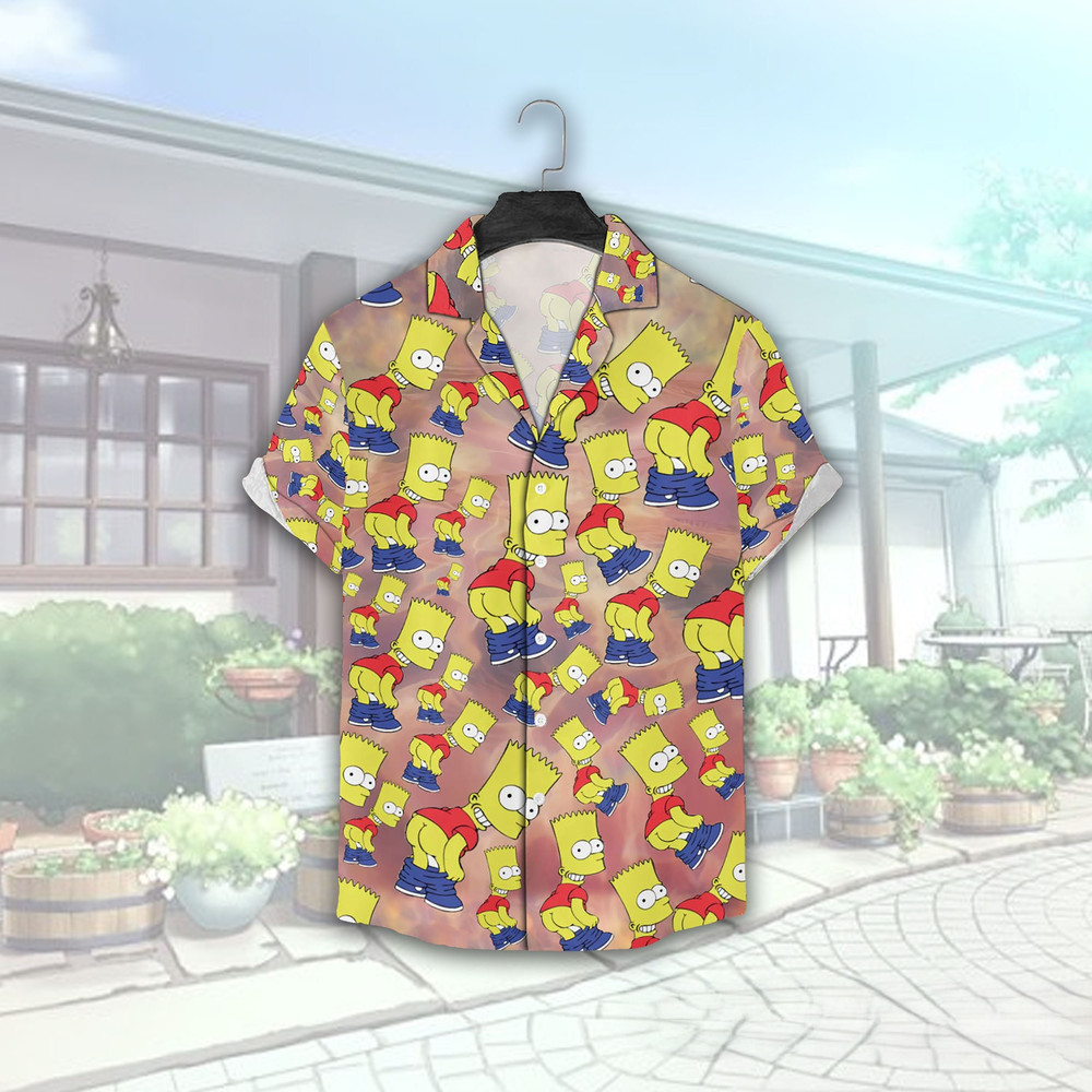Funny Simpsons Hawaiian Shirts, Cartoon Hawaii Shirt Summer, Unisex Hawaiian Shirt, Hawaii Beach Shirt, Best Summer Gift 2024.jpg