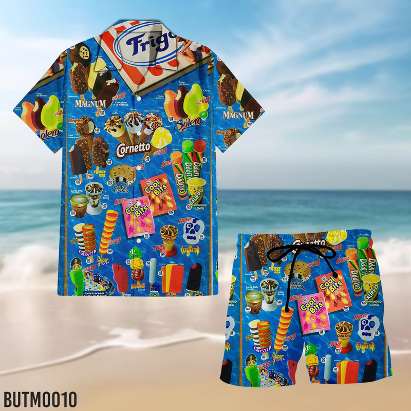 Hawaiian Shirt Ice Cream, Ice Cream Hawaiian Shirt, Vanilla and chocolate ice-cream Hawaiian Shirt, Ice Cream Beach, Ice Cream Shirt.jpg