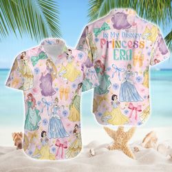 disneyland princess coquette bows tropical shirt, disneyland princess summer shirt, princess coquette shirt, princess