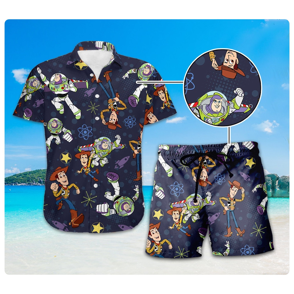 Disneyland Toy Story Hawaiian Shirt, Woody Hawaiian Shirt, Toy Story Summer Hawaiian Shirt, Buzz Lightyear Shirt, Family Vacation 2024 Shirt.jpg