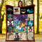 Alice In Wonderland Fleece Blanket  Alice Cheshire Cat We're All Mad Here Fleece Blanket  Magic Kingdom Throw Blanket Couch Sofa 2.jpg