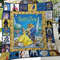 Beauty And The Beast Fleece Blanket  The Beast Belle Princess Fleece Blanket  Magic Kingdom Throw Blanket Couch Sofa.jpg