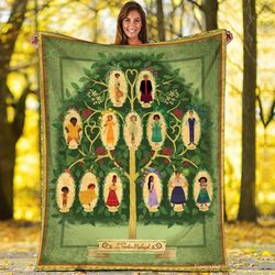 encanto movie fleece blanket encanto family blanket, encanto fan gift, encanto birthday party disneyland blanket