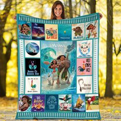 moana fleece blanket  moana cartoon hei hei chicken pua pig fleece blanket  moana princess magic kingdom throw blanket c