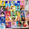 Princess Fleece Blanket Cinderella Jasmine Snow White Ariel Blanket Magic Kingdom Family Throw Blanket for Bed Couch Sofa.jpg