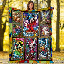 sorcerer mickey fleece blanket mickey and friends blanket fantasias the sorcerer magic kingdom blanket throw blanket