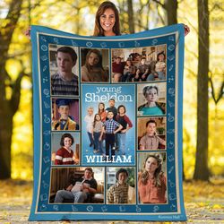 young sheldon blanket sheldon cooper flecce blanket young sheldon sitcom throw blanket couch sofa