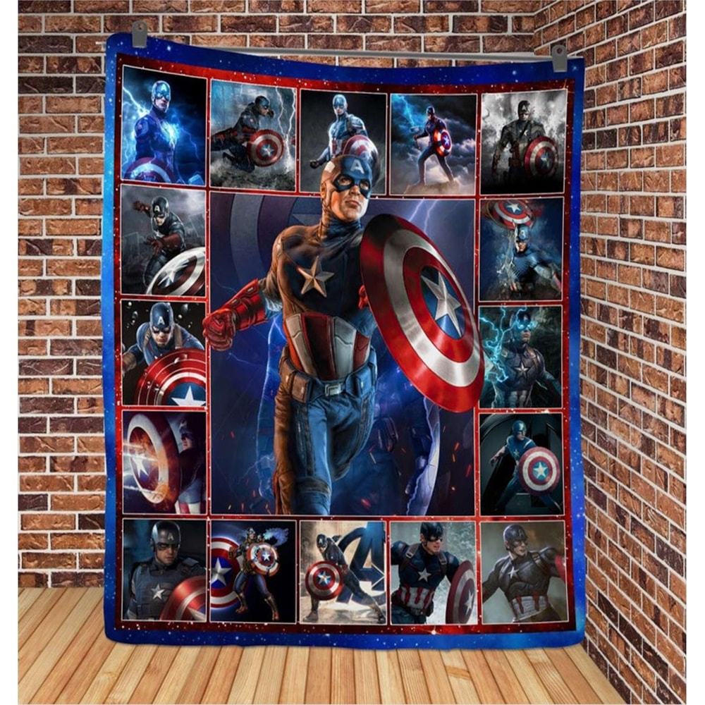 Blanket Captain America Blanket Birthday Gift Home Decor 1.jpg