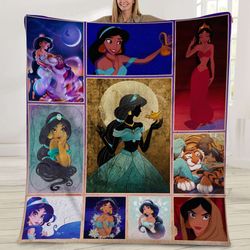 aladdin fleece blanket aladdin characters blanket aladdin jasmine genie throw blanket for bed couch sofa 6