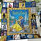 Beauty And The Beast Fleece Blanket, Belle Princess Blanket Disneyland Magic Kingdom Fleece Blanket Birthday Gift.jpg