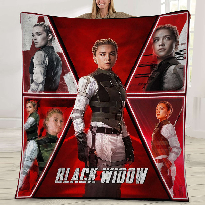 Blanket Black Widow Blanket Birthday Gift Home Decor, Avengers Blanket.jpg