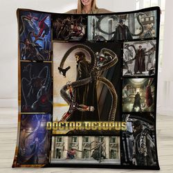 doctor octopus amazing spider-man marvel fan movie fleece blanket