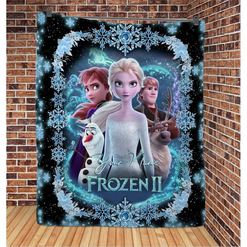 Frozen Elsa Queen Fleece Blanket  Elsa Princess Blanket  Frozen Birthday Gifts Elsa Queen Christmas Blanket.jpg