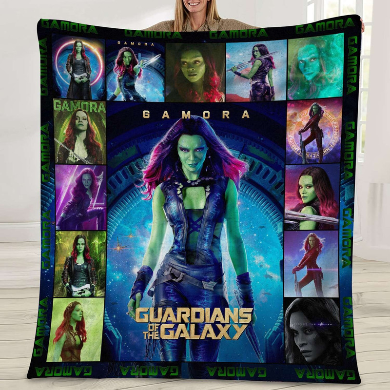 Gamora Guardian Of The Galaxy Blanket Gamora Blanket Baby Birthday Gift Home Decor.jpg