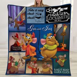 jaq and gus fleece blanket, gus blanket, jaq and gus fleece blanket, jaq and gus throw blanket, jaq and gus gifts