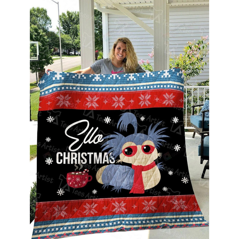 Large Labyrinth Worm Fleece Blanket, Ultra- Soft Micro Fleece Throw, Christmas blanket, Labyrinth the worm.jpg