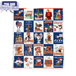 i am a big fan of syracuse merry christmas limited edition fleece blanket