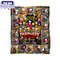 Snoopy Peanuts Halloween 73 Years 1950 - 2023 Thank You For The Memories Fleece Blanket - Torunstyle.jpg