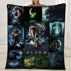 alien ridley scott blanket alien xenomorph ellen ripley blanket american movie throw blanket for bed couch sofa