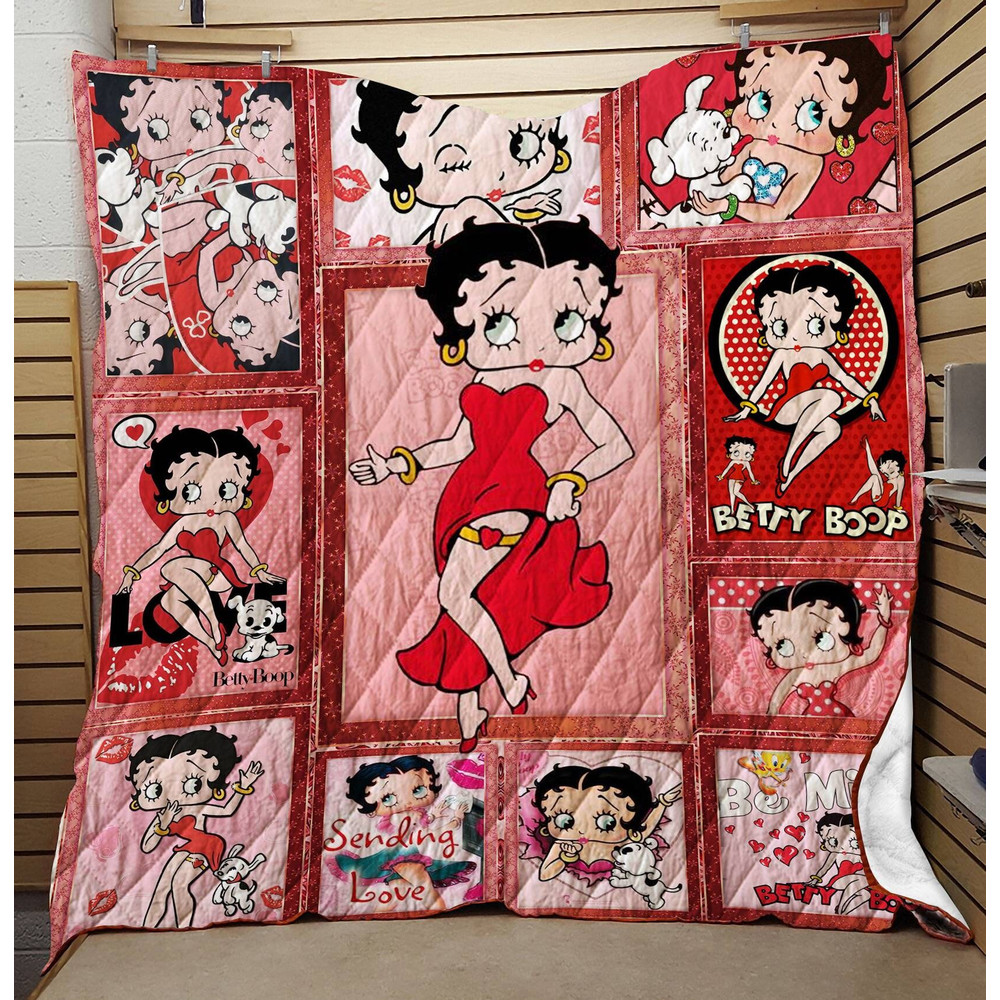 Betty Boop Fleece Blanket Quilt.jpg
