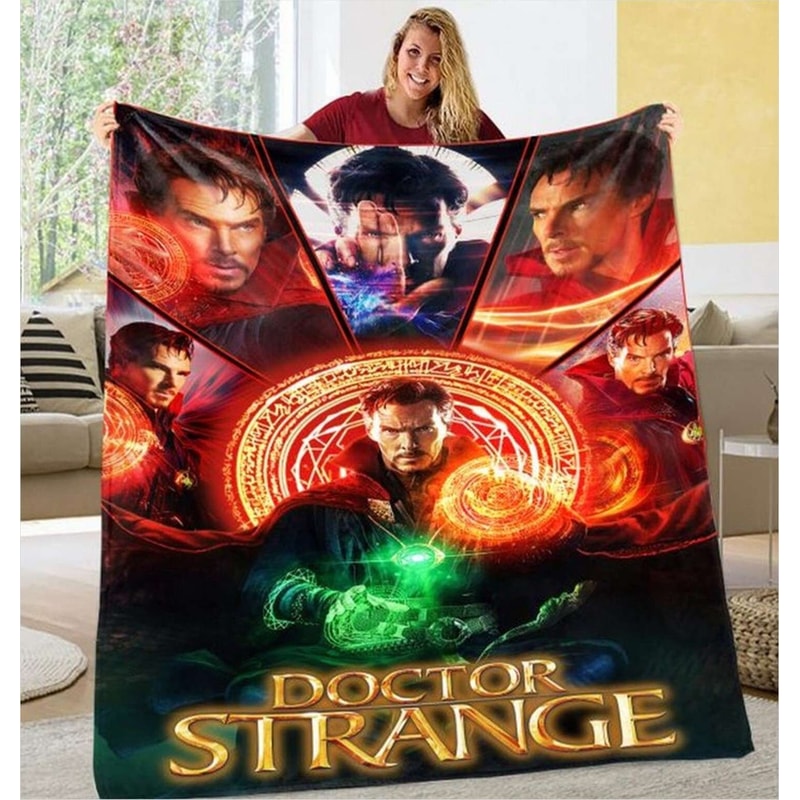 Doctor Strange Soft Flannel Blanket Throw All Seasons Sofa Warm Blankets For Baby Blanket Nap Comfortable Bedding.jpg