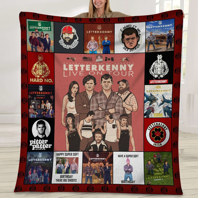 Letterkenny Movie Fleece Blanket, Mink Sherpa Blanket, Letterkenny Problems Blanket, Letterkenny TV Series Quilt, Wayne And Daryl Blanket.jpg