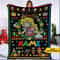 Persionalized Princess Peach Ugly Christmas Blanket, Mario Princess Peach Blanket, Super Mario Christmas Blanket, Throw Blanket Home Decor.jpg