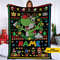 Persionalized Yoshi Ugly Christmas Blanket, Mario Yoshi Blanket, Super Mario Christmas Blanket, Throw Blanket For Counch Sofa Bed Decor.jpg
