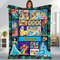Personalized Princess Fleece Blanket, Cinderella Belle Ariel Princess Blanket, Baby Blanket Birthday Gift, Throw Blanket For Couch Sofa.jpg