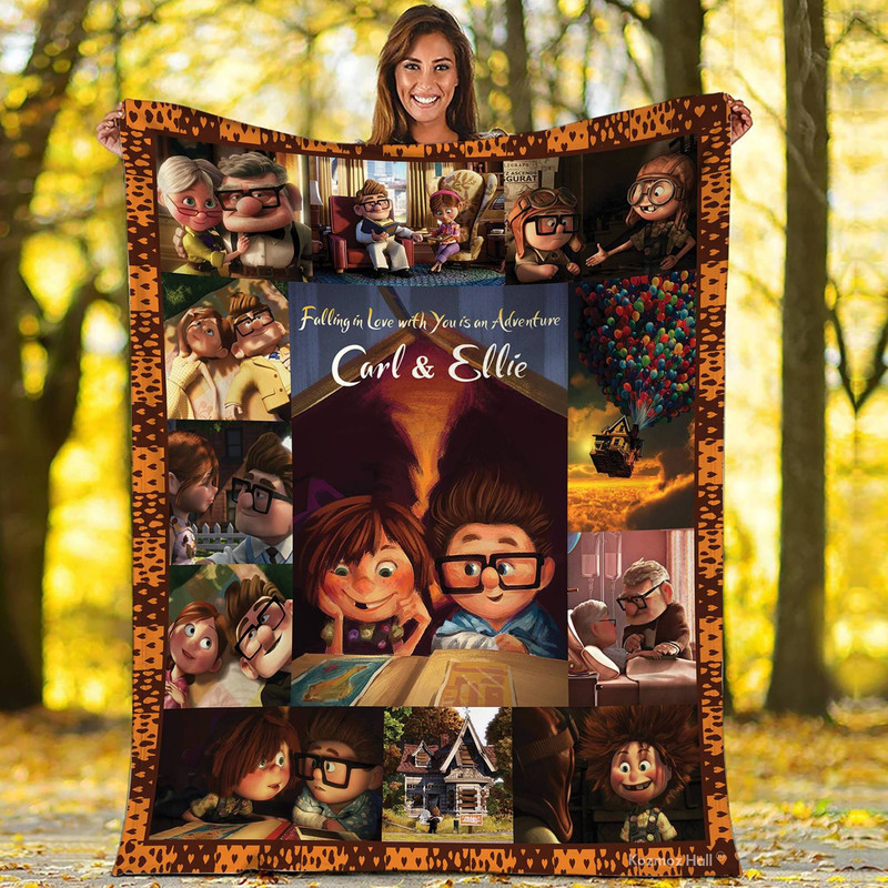 Personalized Up Blanket Carl And Ellie Couple Blanket Husband and Wife Blanket Valentine Gifts For Couples Wedding Anniversary Bedroom Decor.jpg