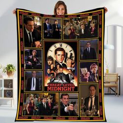 the office threat level midnight blanket, threat level midnight movie gift, the office fleece blanket, michael scott dwi