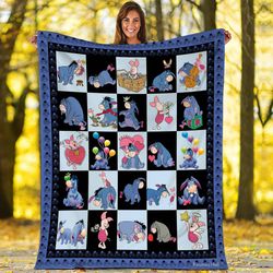 eeyore piglet blanket eeyore blanket winnie the pooh eeyore fleece blanket pooh and friends blanket