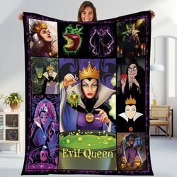 evil queen villains blanket  snow white and the evil queen blanket  evil queen poison apple kingdom throw blanket bed co