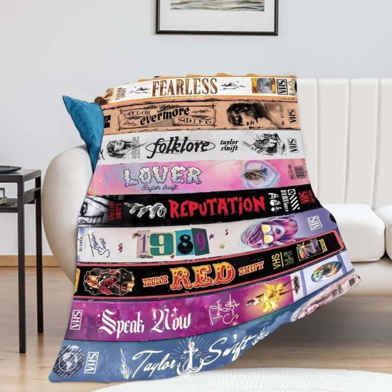 Taylor Eras Tour Swiftie Fleece Blanket, Taylor Quilt, Swiftie Blanket, Eras Tour Merch, Eras Fleece Blanket, Midnight 1989 Red Gift For Her2.jpg