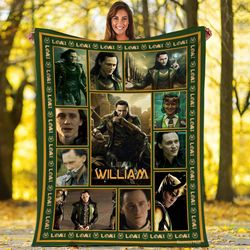 loki movie fleece blanket loki laufeyson god of mischief blanket loki tva variant avengers throw blanket for bed couch