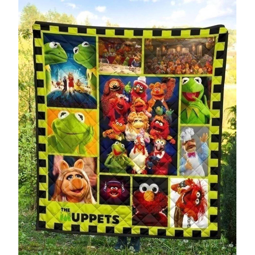 Muppet Show Fleece Blanket Muppet Show Characters Kermit The Frog Fozzie Bear Blanket Magic Kingdom Throw Blanket Couch Sofa 2.jpg