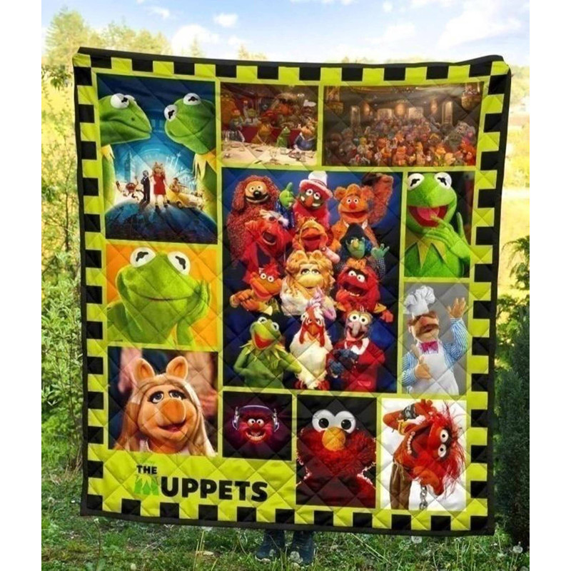 Muppet Show Fleece Blanket Muppet Show Characters Kermit The Frog Fozzie Bear Blanket Magic Kingdom Throw Blanket Couch Sofa 2.jpg