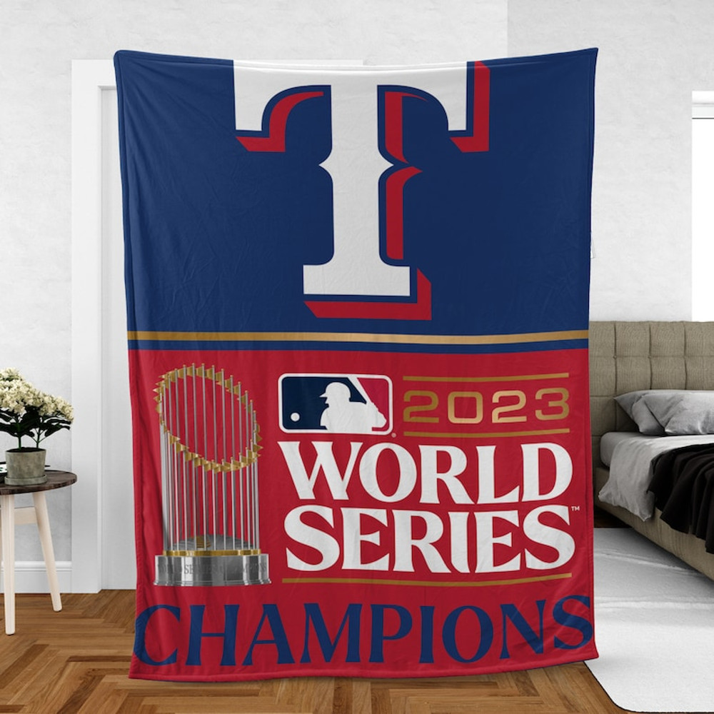 World Series Champions 2023 Fleece Blanket, Texas Ranger Fleece Blanket, Texas Rangers Champions Throw Blanket, Baseball Fan Gifts1 (1).jpg
