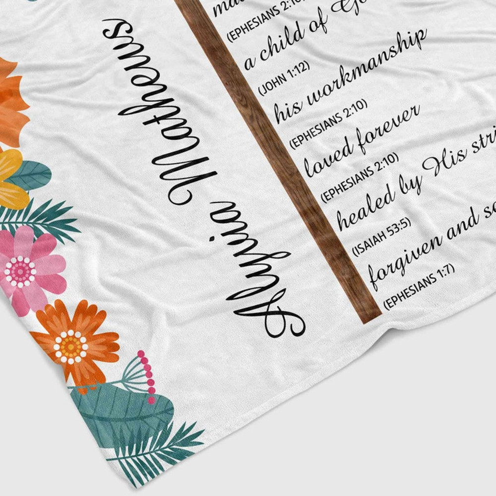 You Are Blanket, Cross Blanket, Religious Gifts, Bible Verse Blanket, God Blanket, Jesus Blanket, Custom Name Blanket, Christian Blanket3.jpg