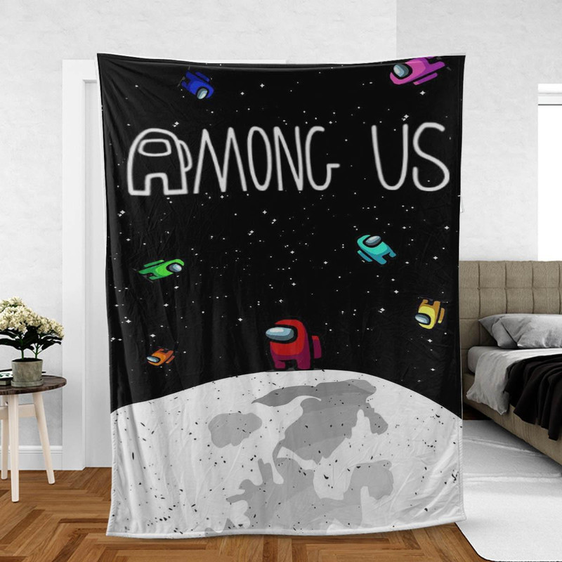 Amoung Us Funny Game Sherpa Fleece Quilt Blanket BL2407 - Wisdom Teez.jpg