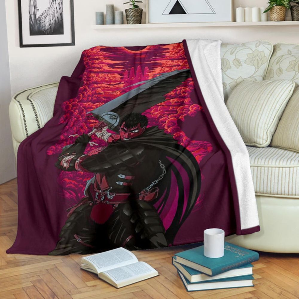 Berserk Anime Sherpa Fleece Quilt Blanket BL3014 - Wisdom Teez.jpg