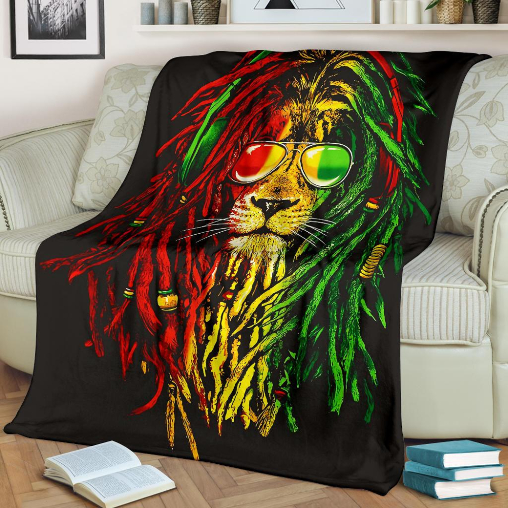 Bob Marley Thank You For The Memories Sherpa Fleece Quilt Blanket BL1915 - Wisdom Teez.jpg