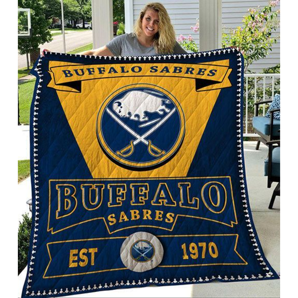 Buffalo Sabres Sherpa Fleece Quilt Blanket BL0029 - Wisdom Teez.jpg